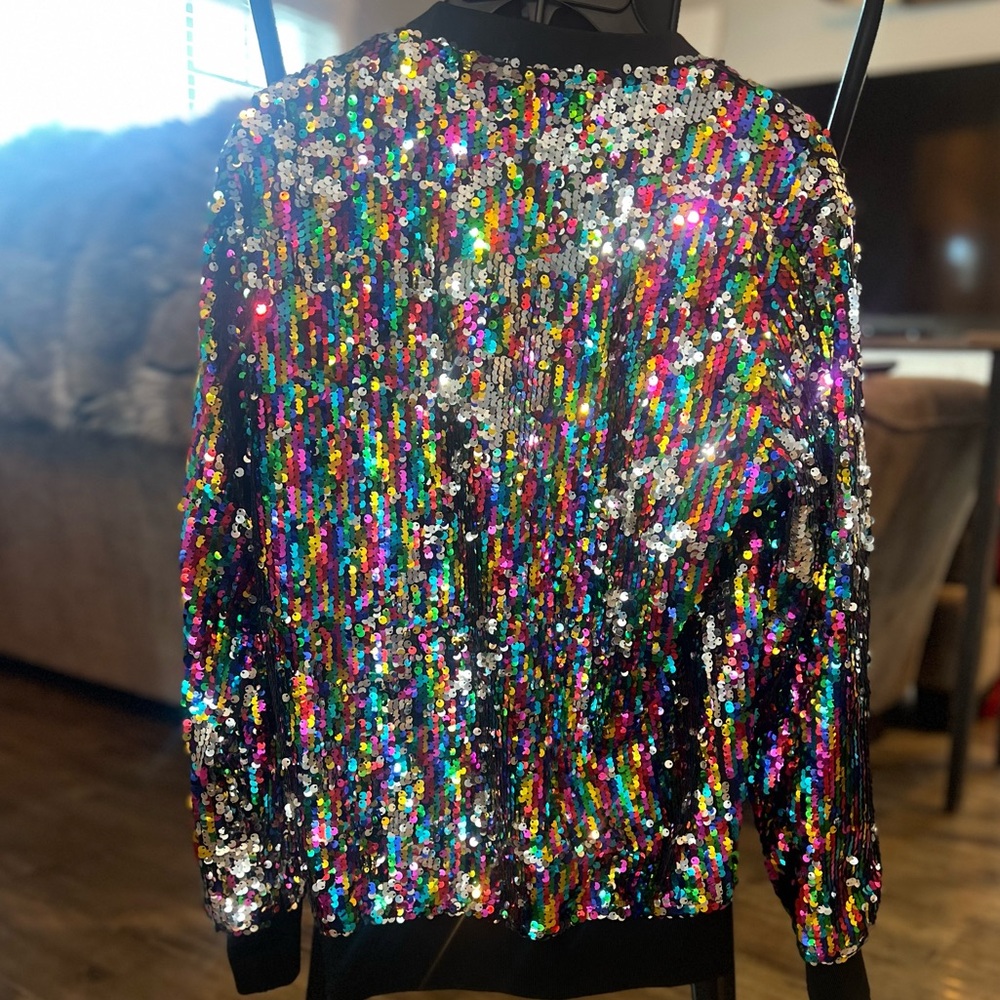 Multicolor sequin jacket - Picture 3 of 3